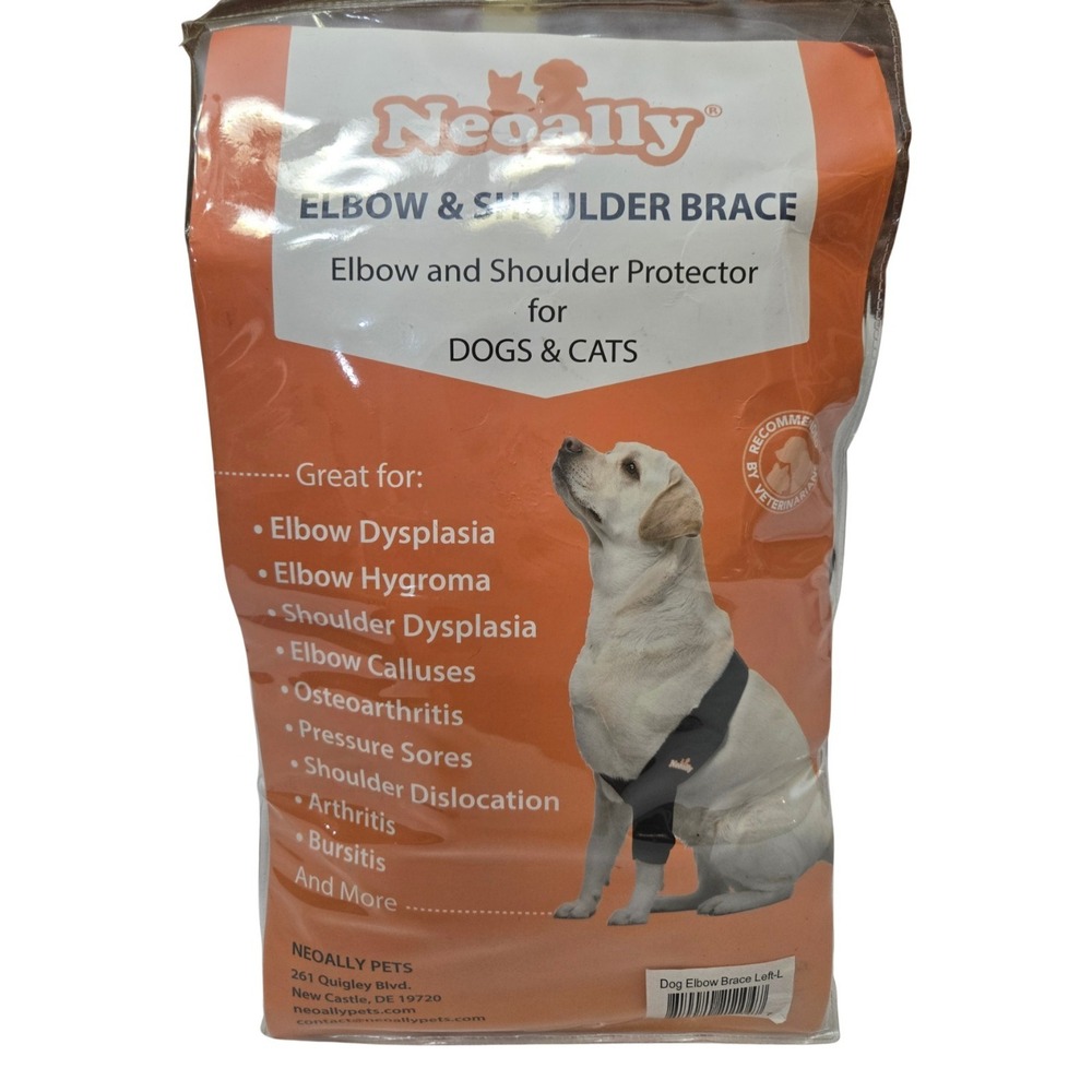 Neoally Dog Cat Elbow and Shoulder Protector Brace Large LEFT - Gently Used